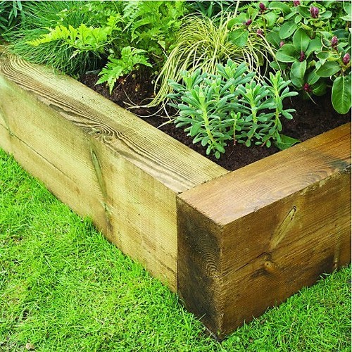 Timber railway sleepers 4m - timber, 2.4m