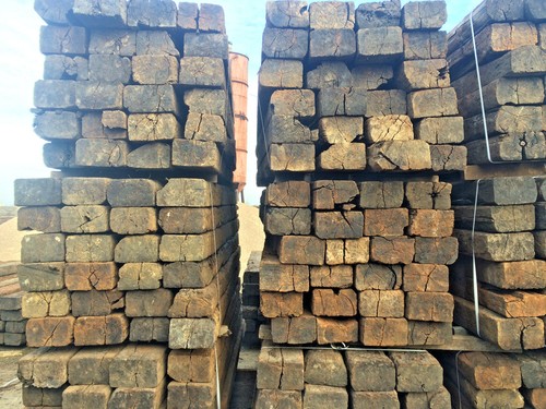Reclaimed pine railway - pine,