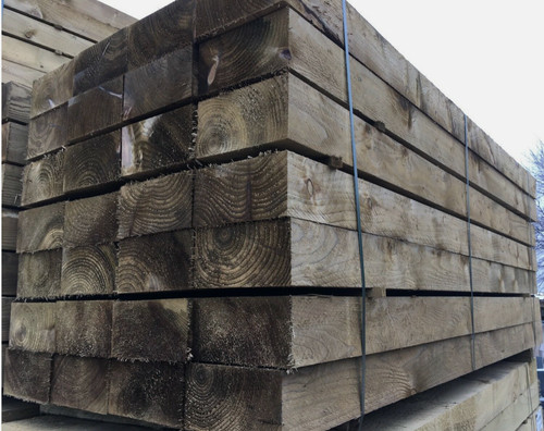 Landscaping railway sleepers - landscaping,