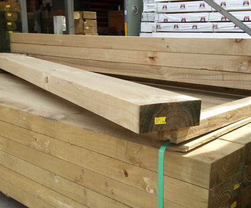 Treated timber garden railway - treated,